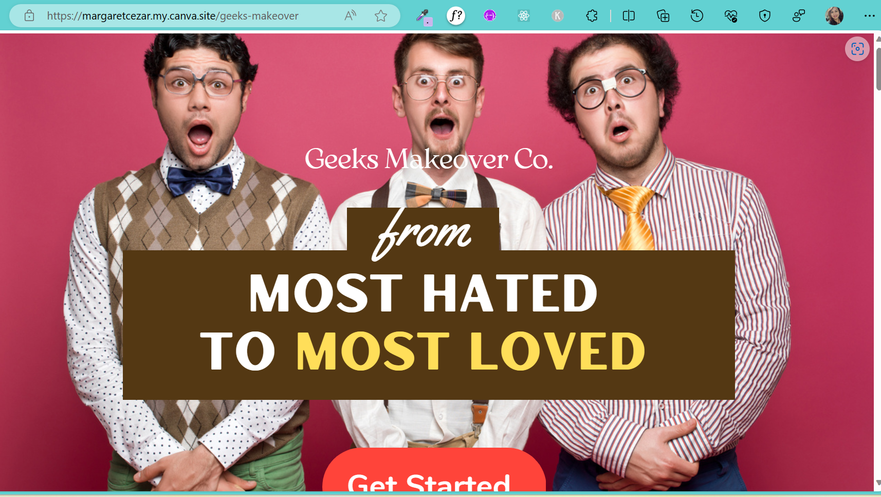 geeksmakeover website preview